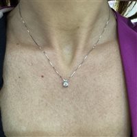 Halskette Lux Gioielli Dame in Weißgold Diamante 0.20 Ct CLLK0366020;3;BI - CLLK0366020;3;BI